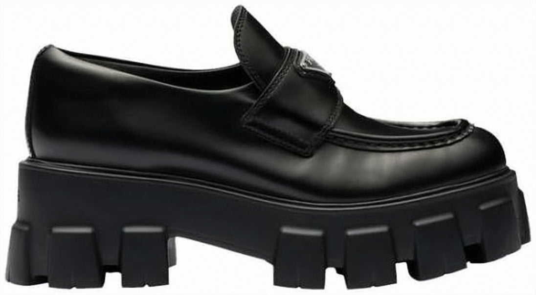 Platform Loafers with Edgy Design