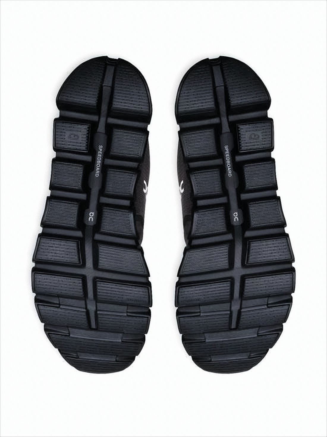 Breathable Black Sneakers with TPU Overlays