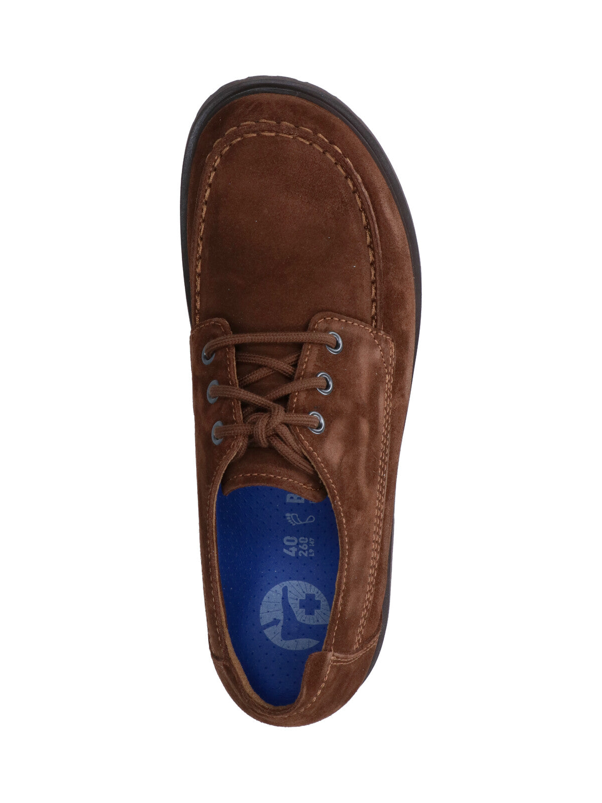 "Highwood Moc Lace Low" Derby Shoes – Brown