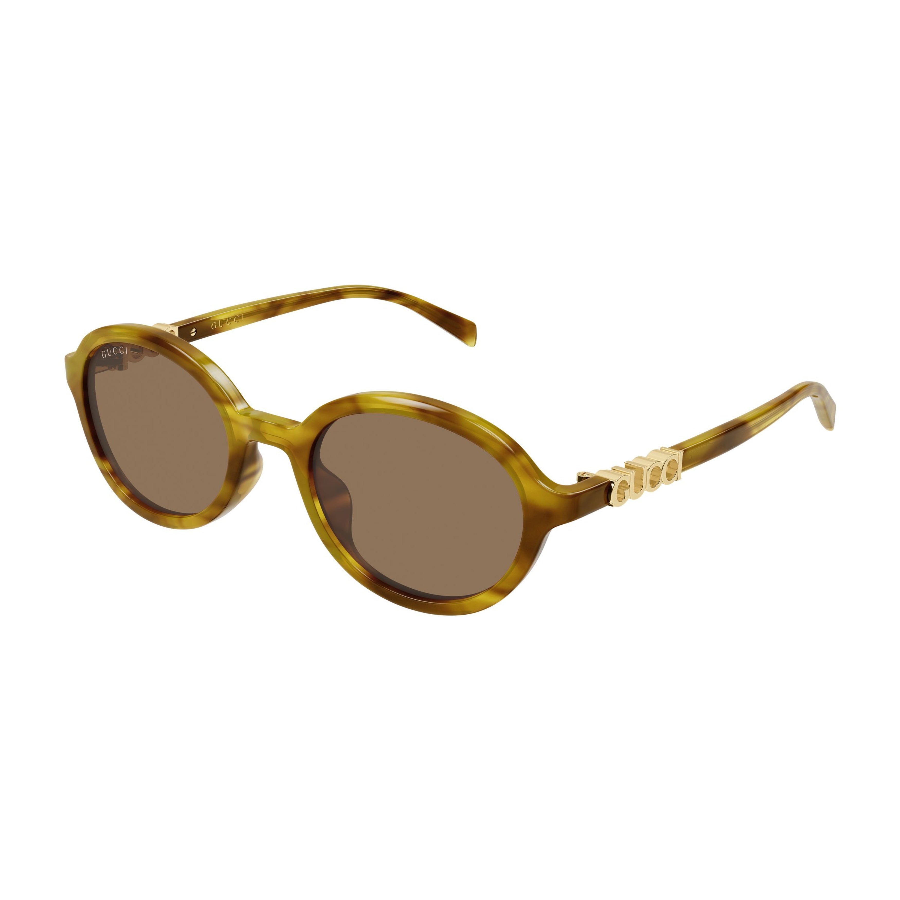 Gg2033sa Round Tortoiseshell Sunglasses