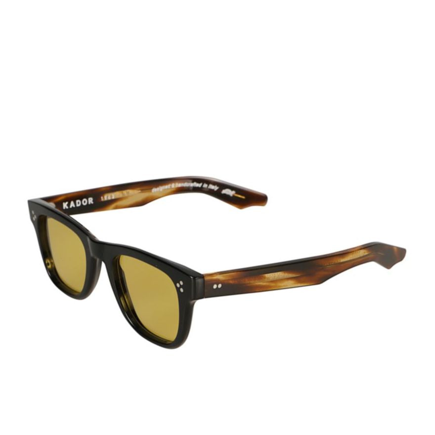 Voyager 23 Square Frame Sunglasses with Tortoiseshell Arms