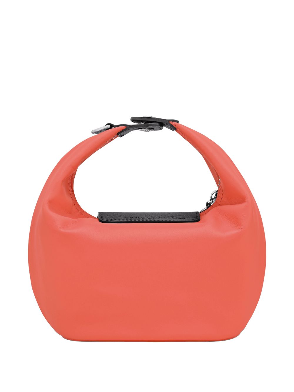 Compact Rectangular Handbag with Flap Closure