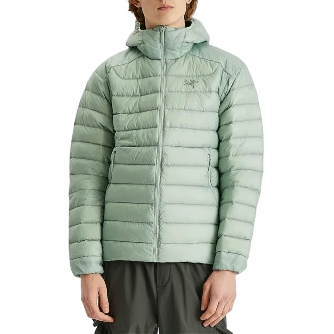 Quilted Hooded Jacket with Smooth Finish