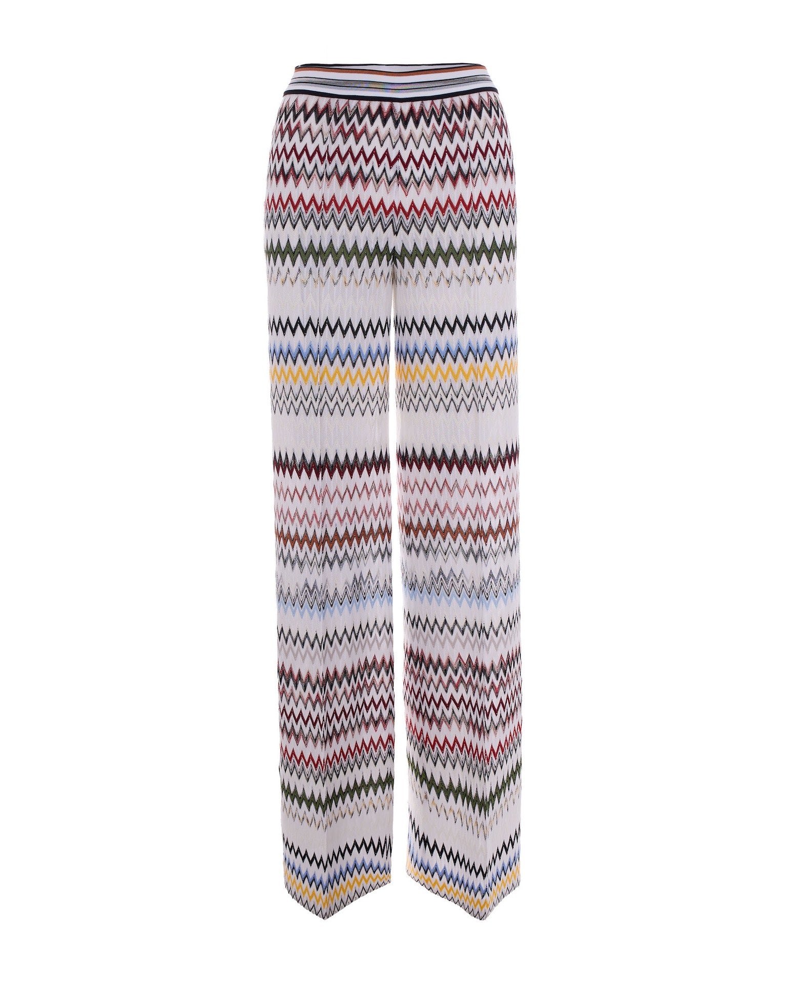 Zig Zag Viscose Trousers