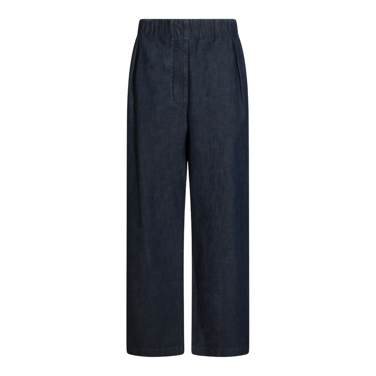Wide-Leg Pants with Elastic Waistband