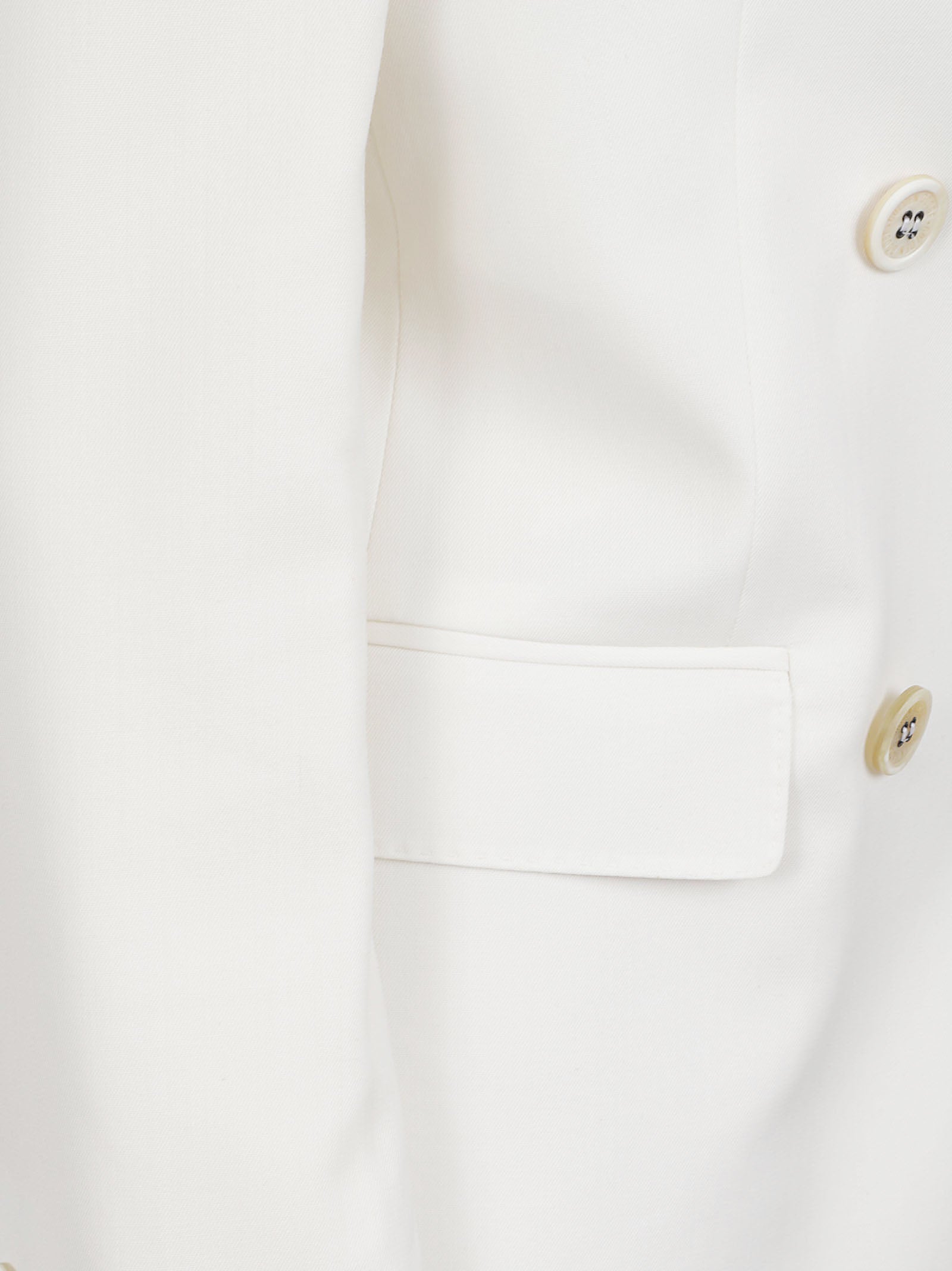 Tailored Double-Breasted Jacket with Structured Silhouette
