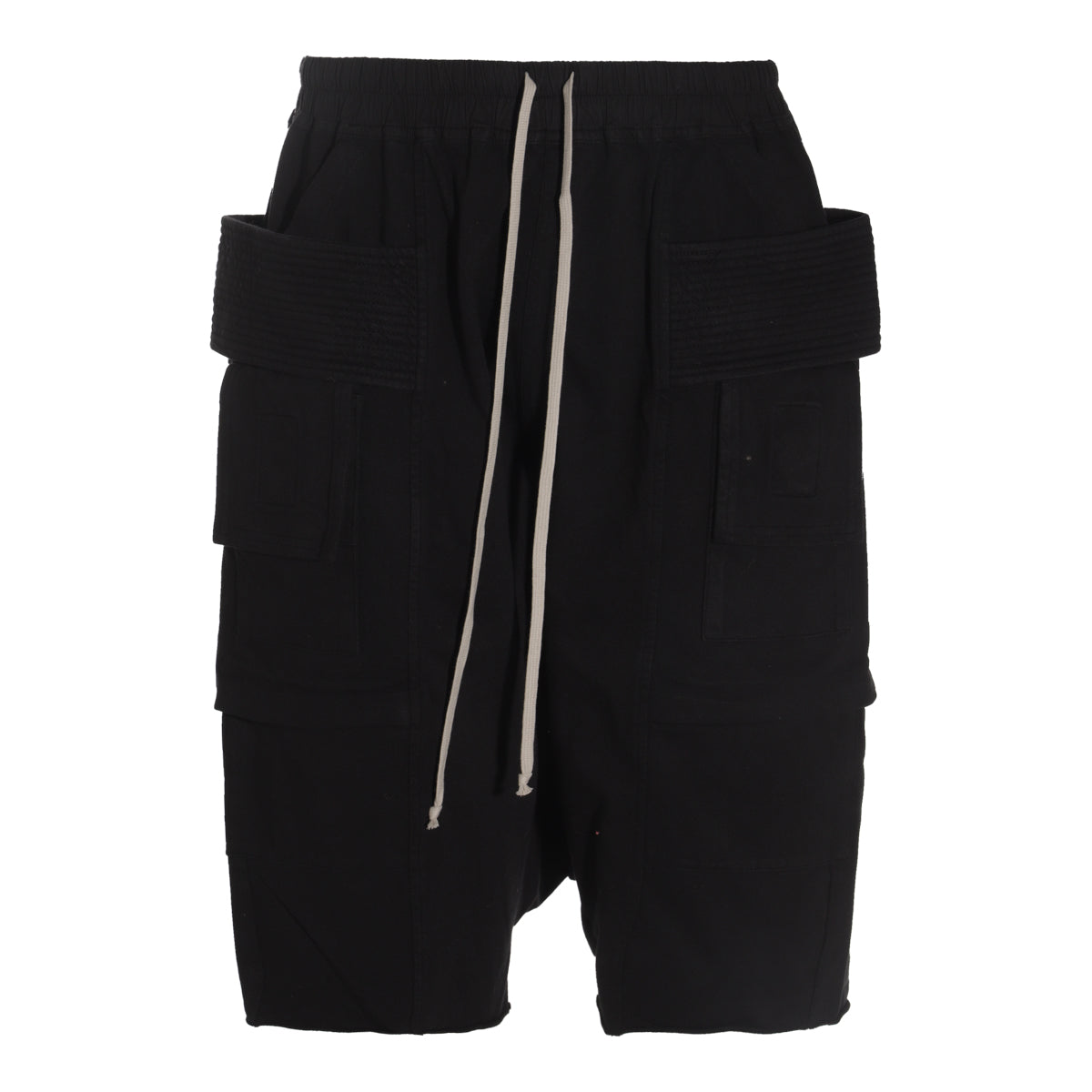 Mid-Thigh Black Shorts With Minimalist Design And Clean Silhouette