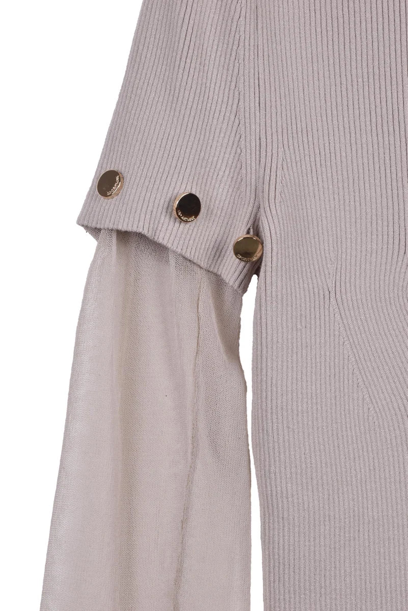 Under-Jacket Top - Beige