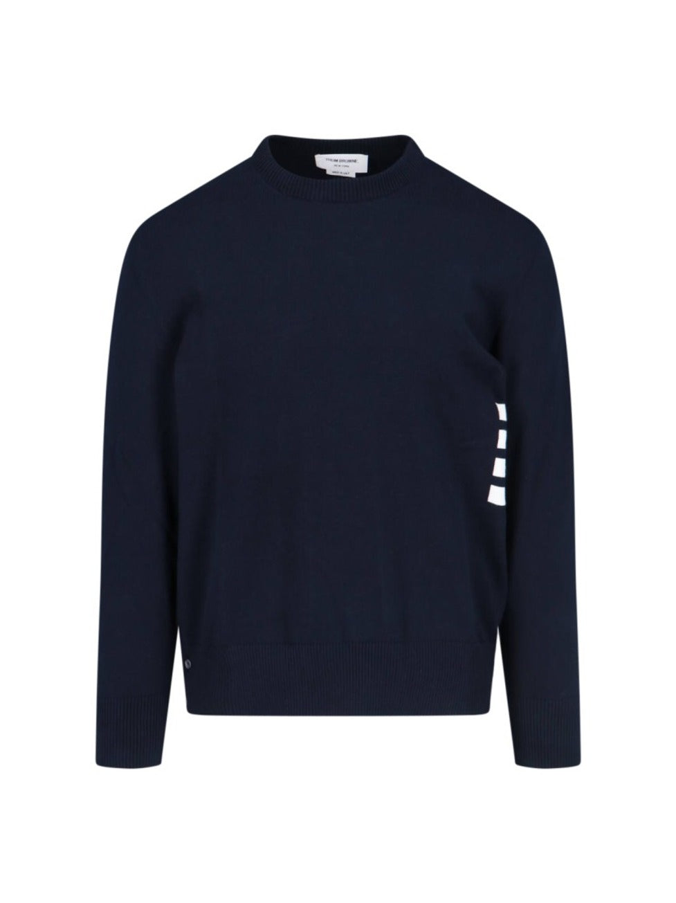 "4-Bar" Knit Sweater – Blue