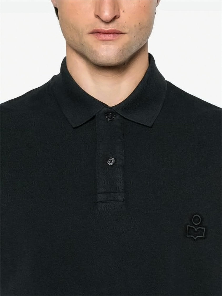 Classic Short-Sleeve Polo Shirt with Embroidered Logo