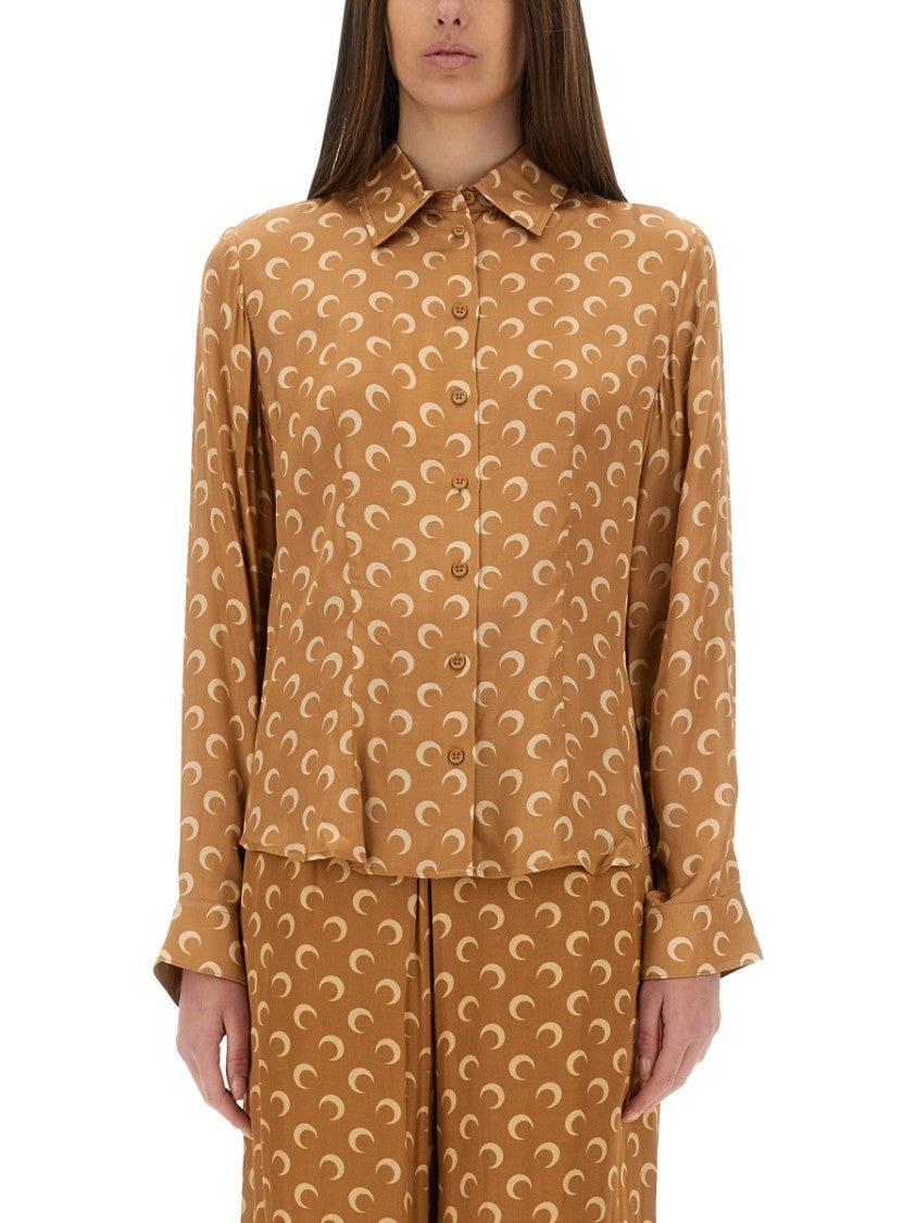 "Moon" Satin Shirt
