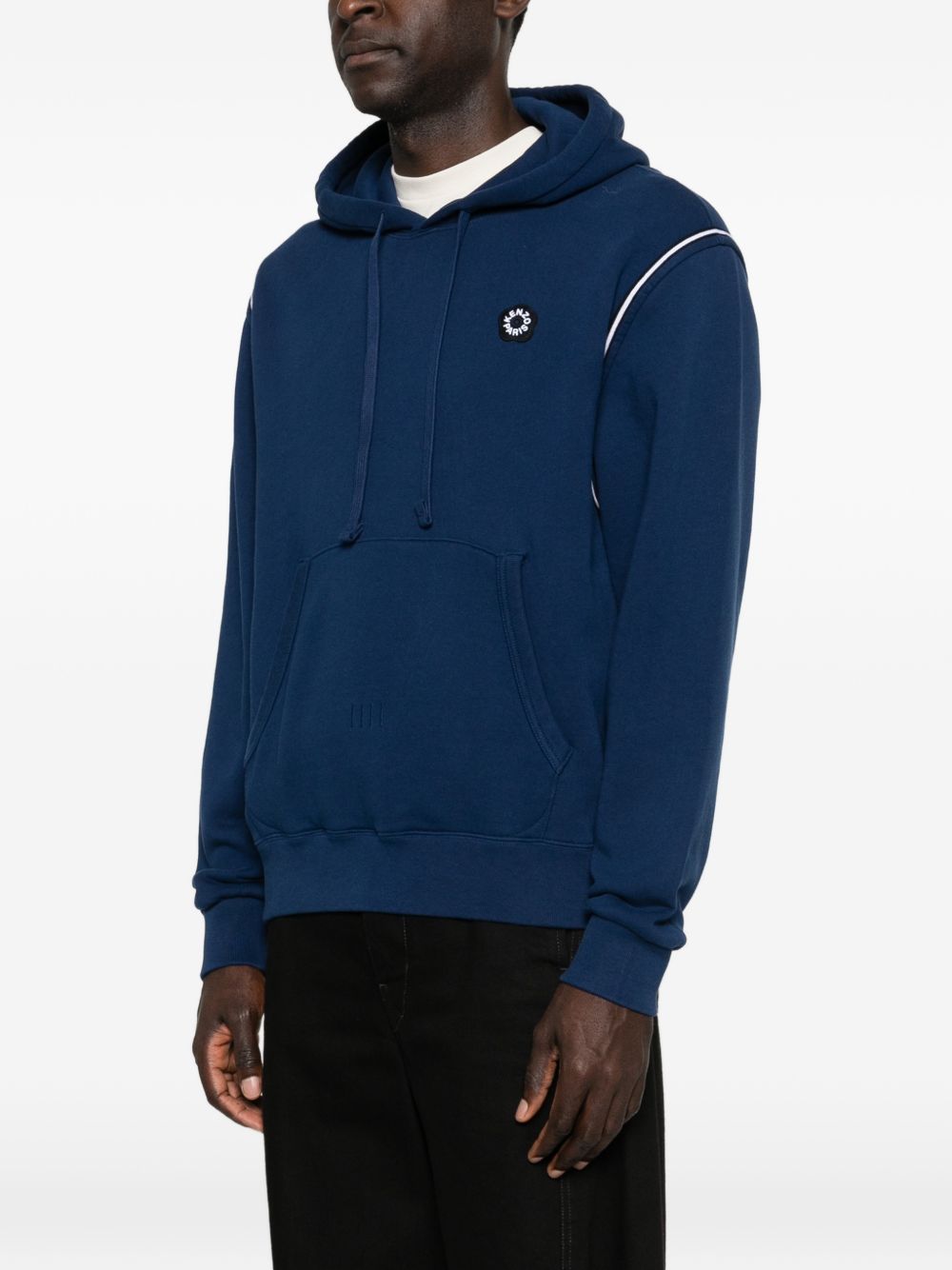 Deep Blue Relaxed Fit Hoodie