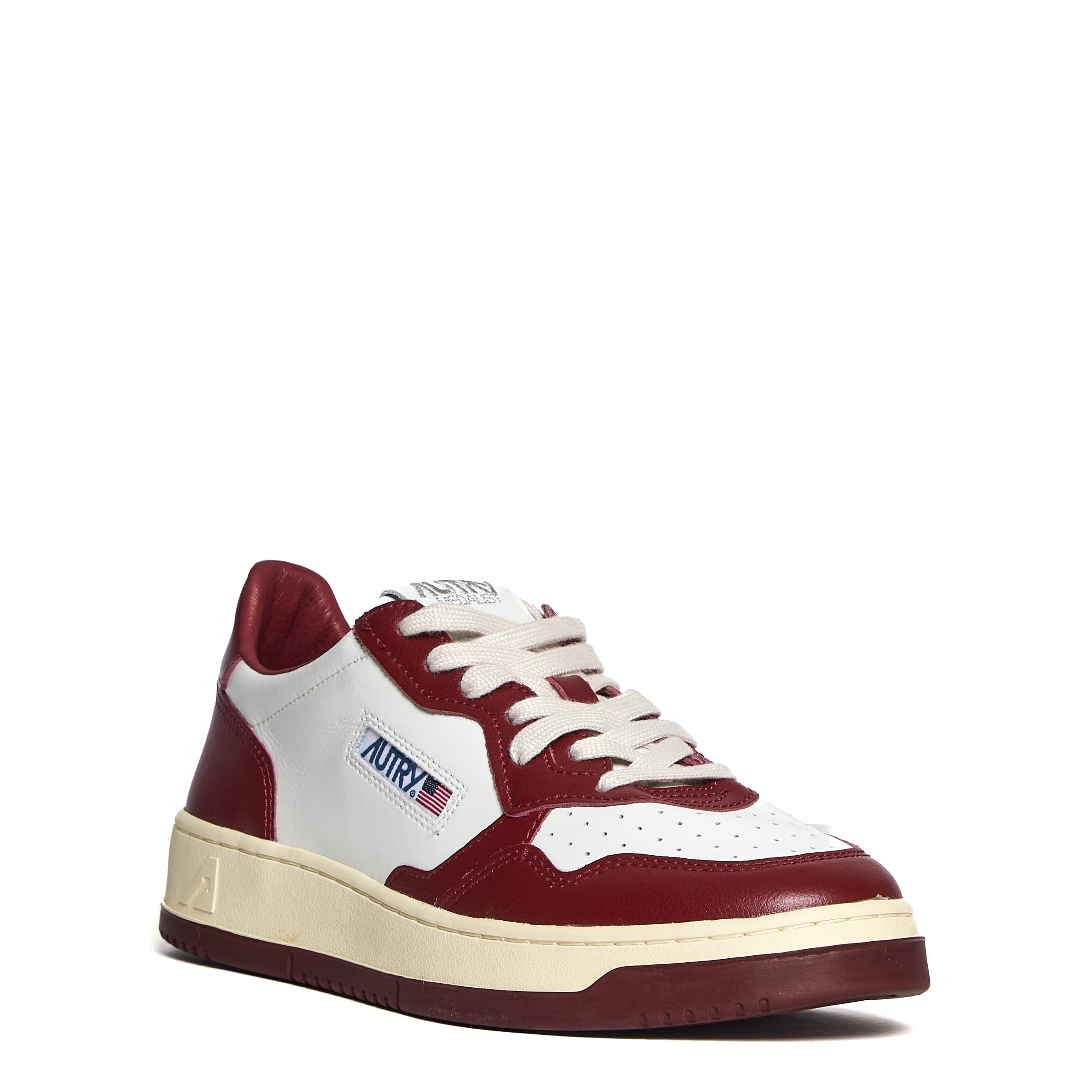 Medalist Low Bicolore Leather Sneakers