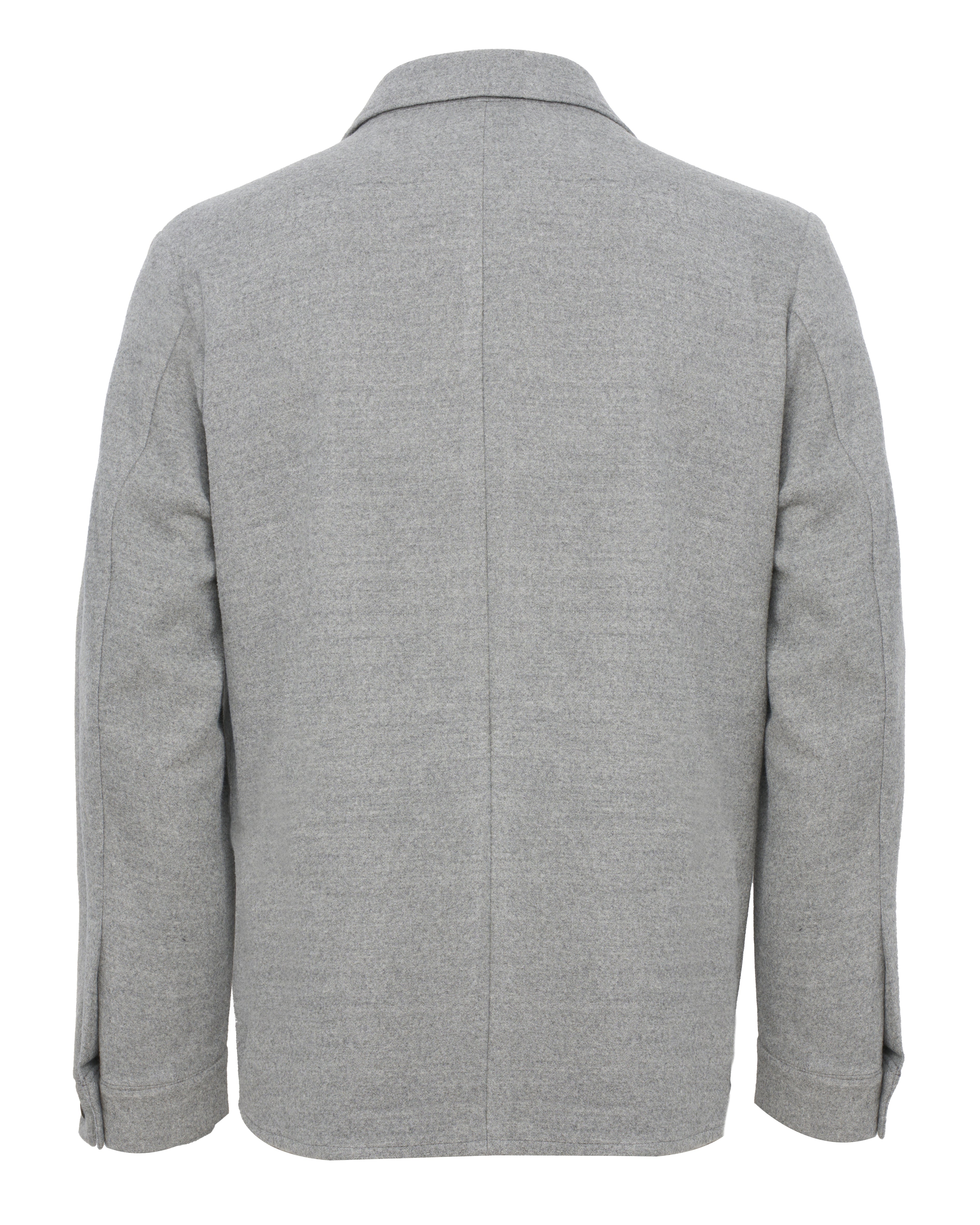 Chic Casual Jacket In Unlined Double Virgin Wool