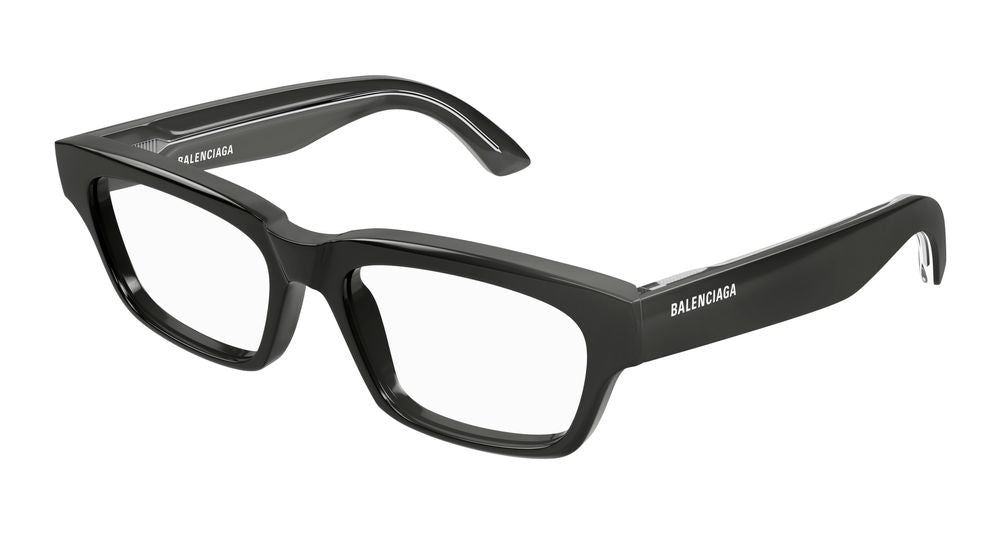 Eyeglasses Balenciaga BB0344O 004 grey grey transparent 53/17/145