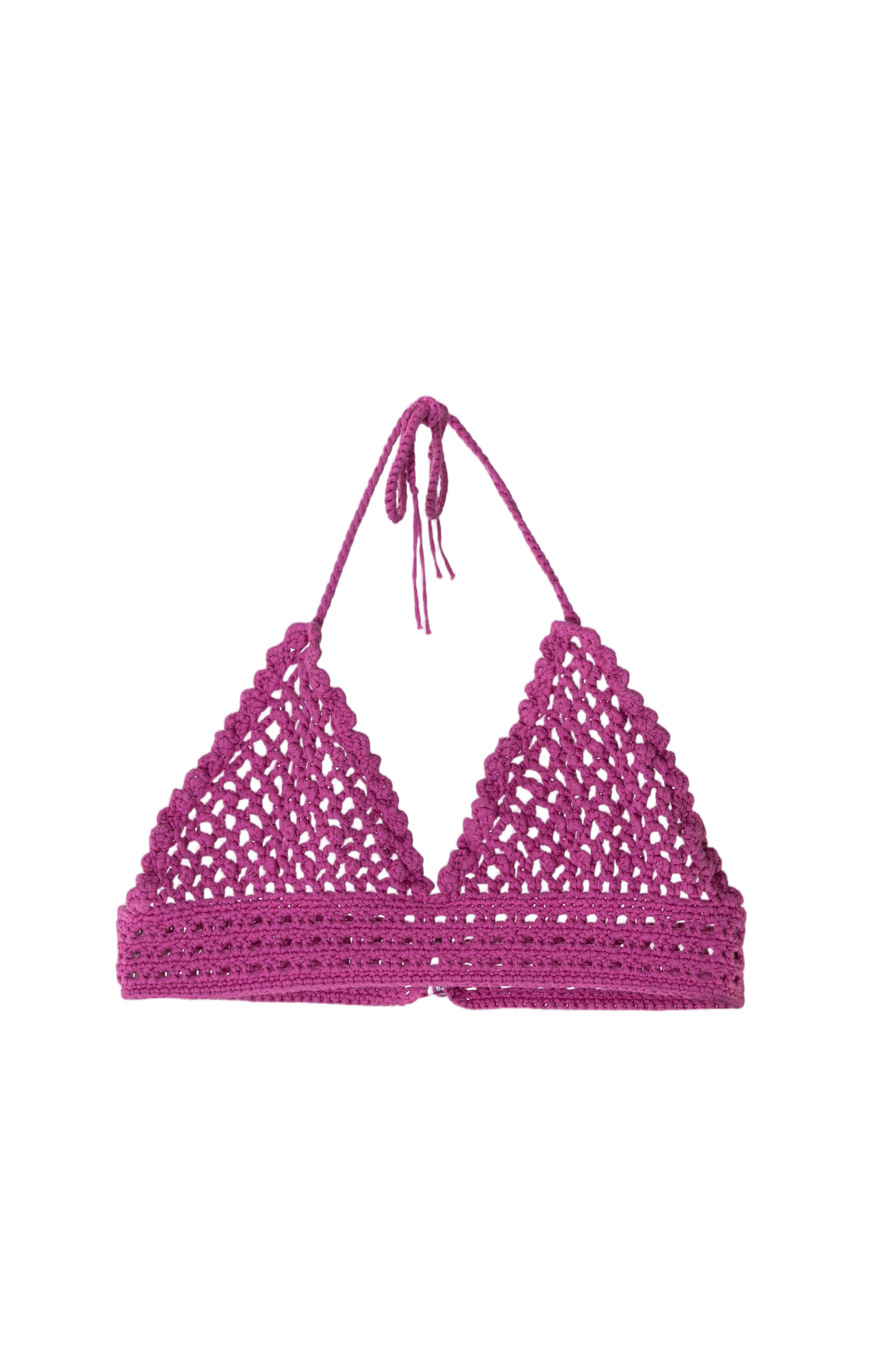 Tailored Set With Crochet Top