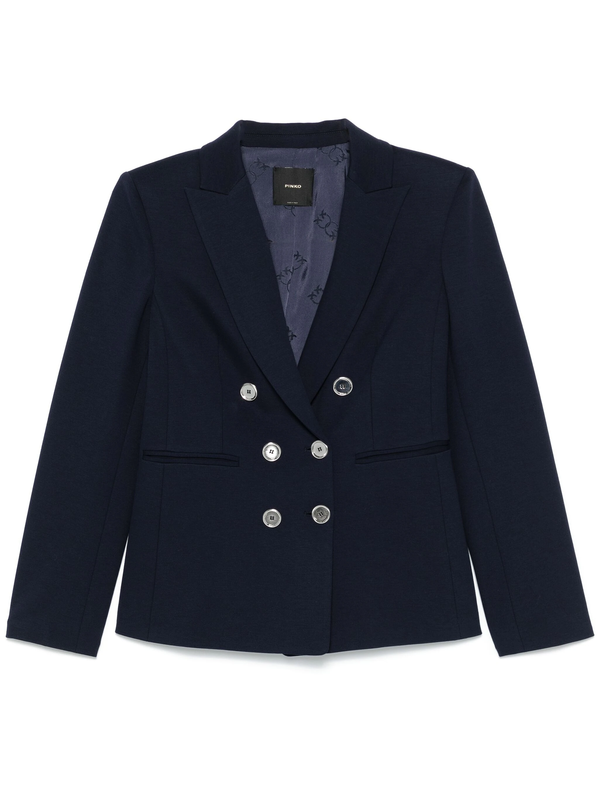 Alexia Double-Breasted Viscose/Polyamide Blazer