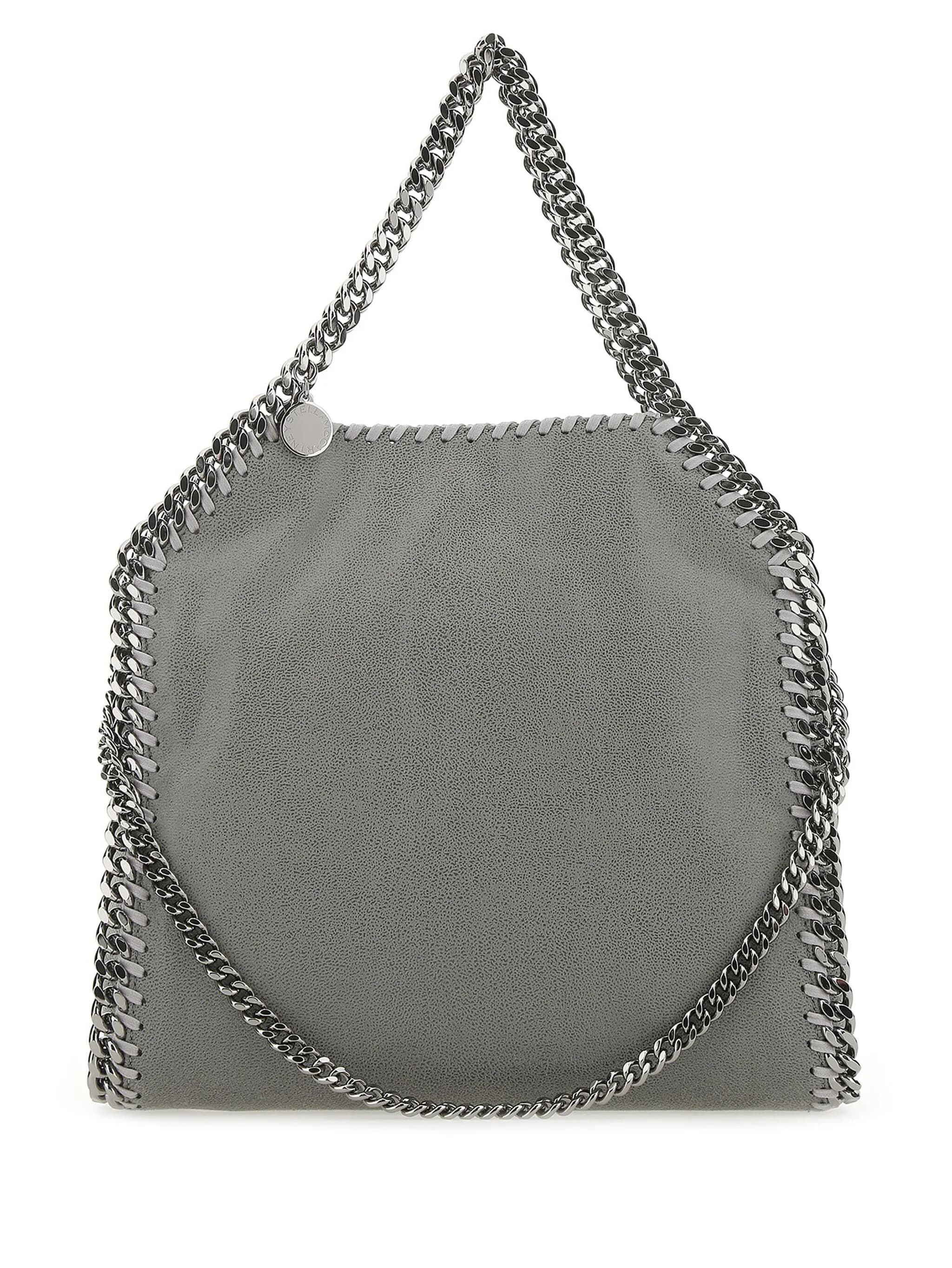 Compact Eco-Friendly Mini Tote Bag With Chain Trim