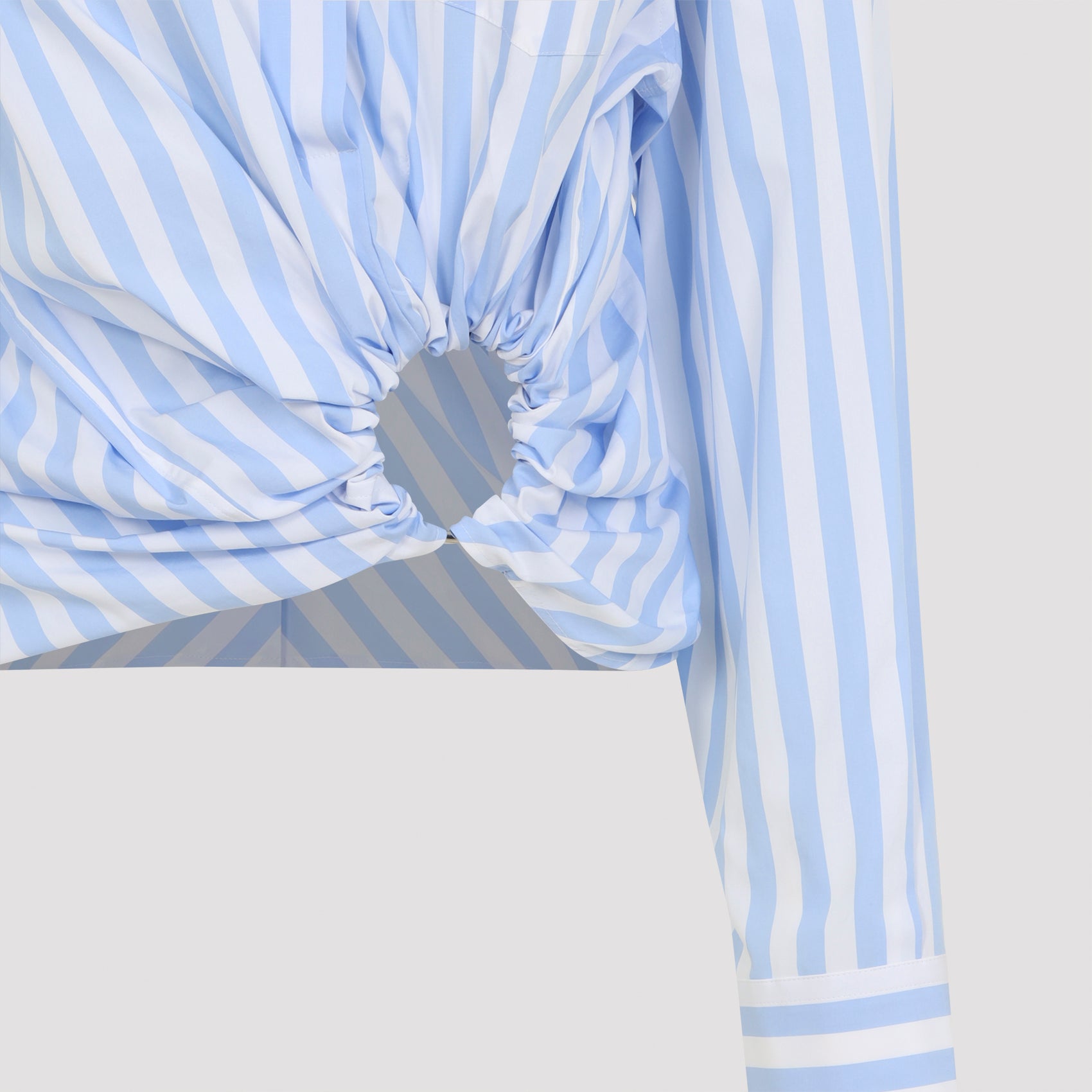 Vertical Striped Cotton Shirt