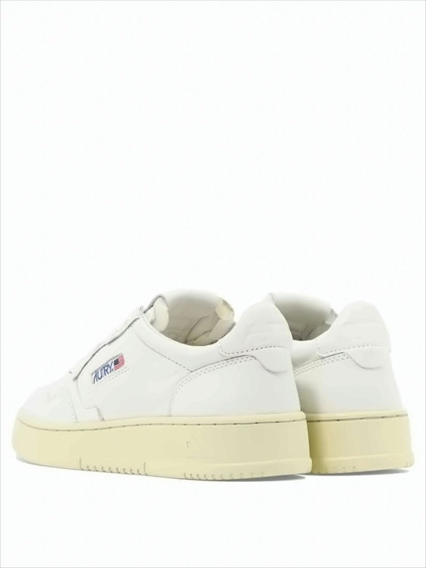 Smooth Goat Leather Low-Top Sneakers