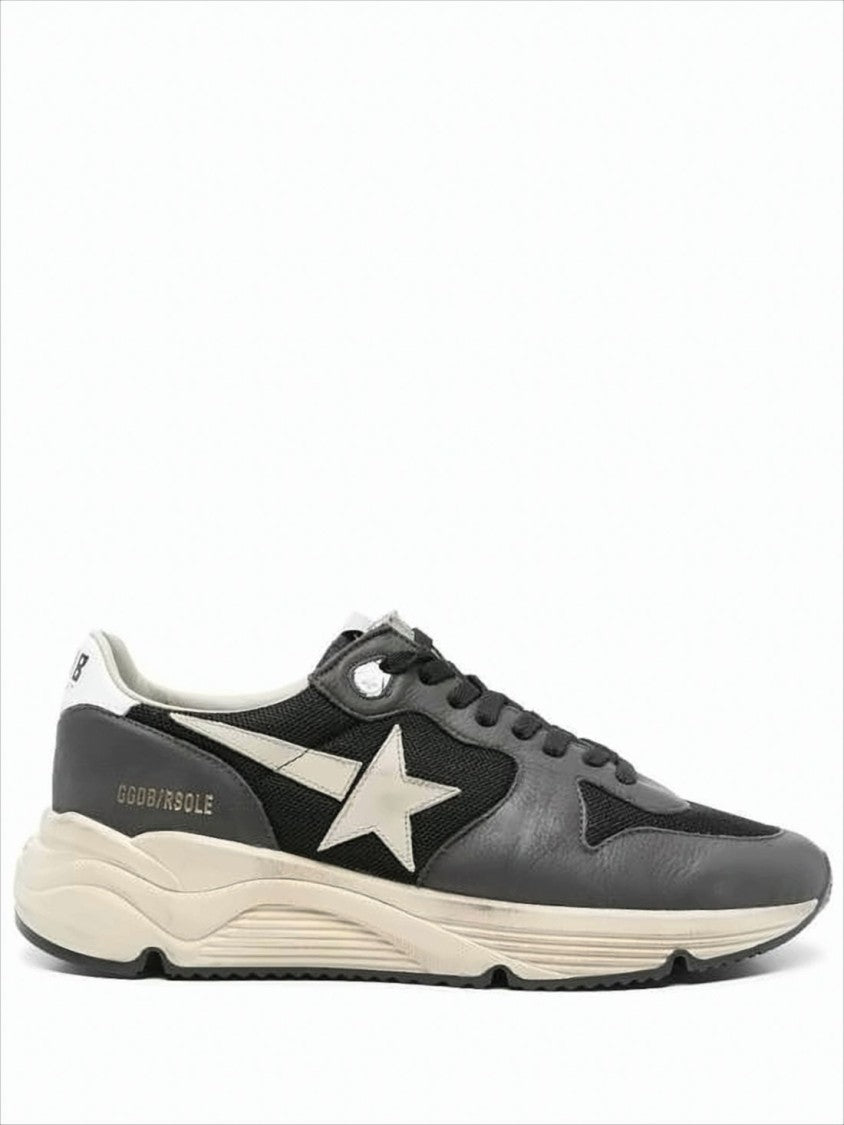 Chunky Sole Sneakers With Off-White Accents