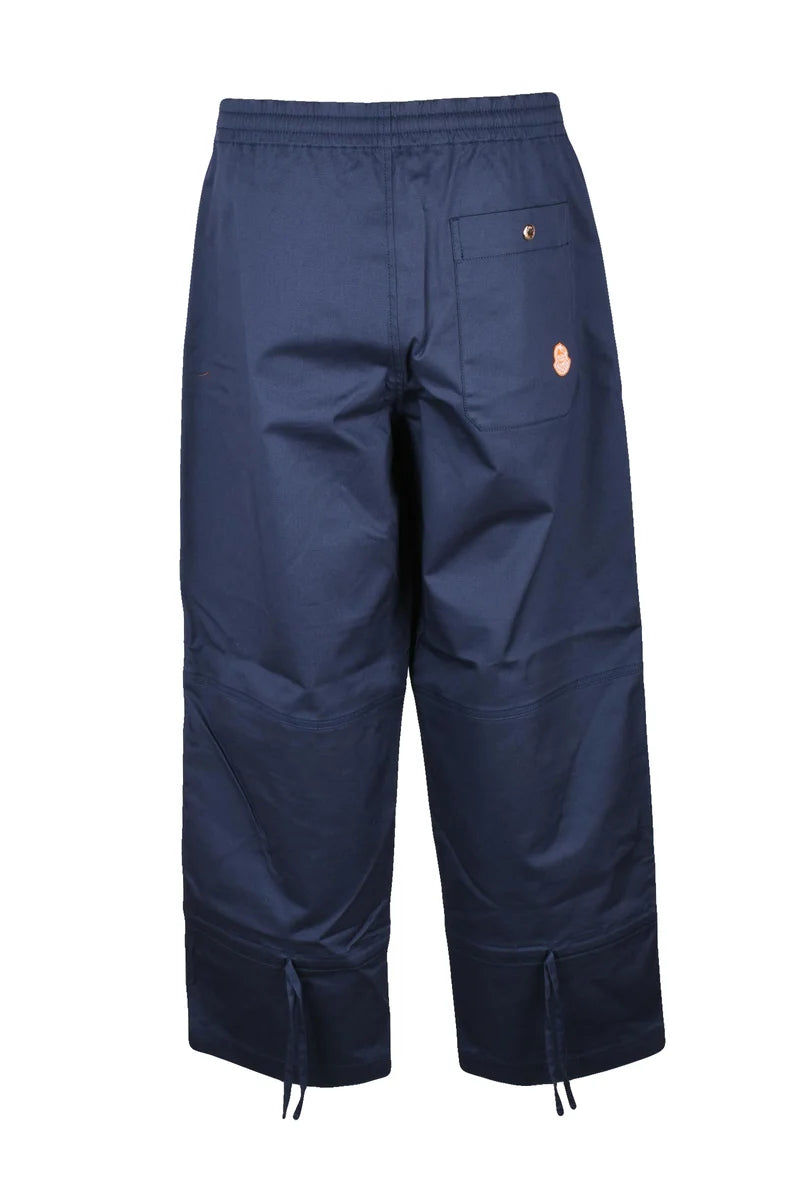 Wide Leg Chino Trousers - Multicolor
