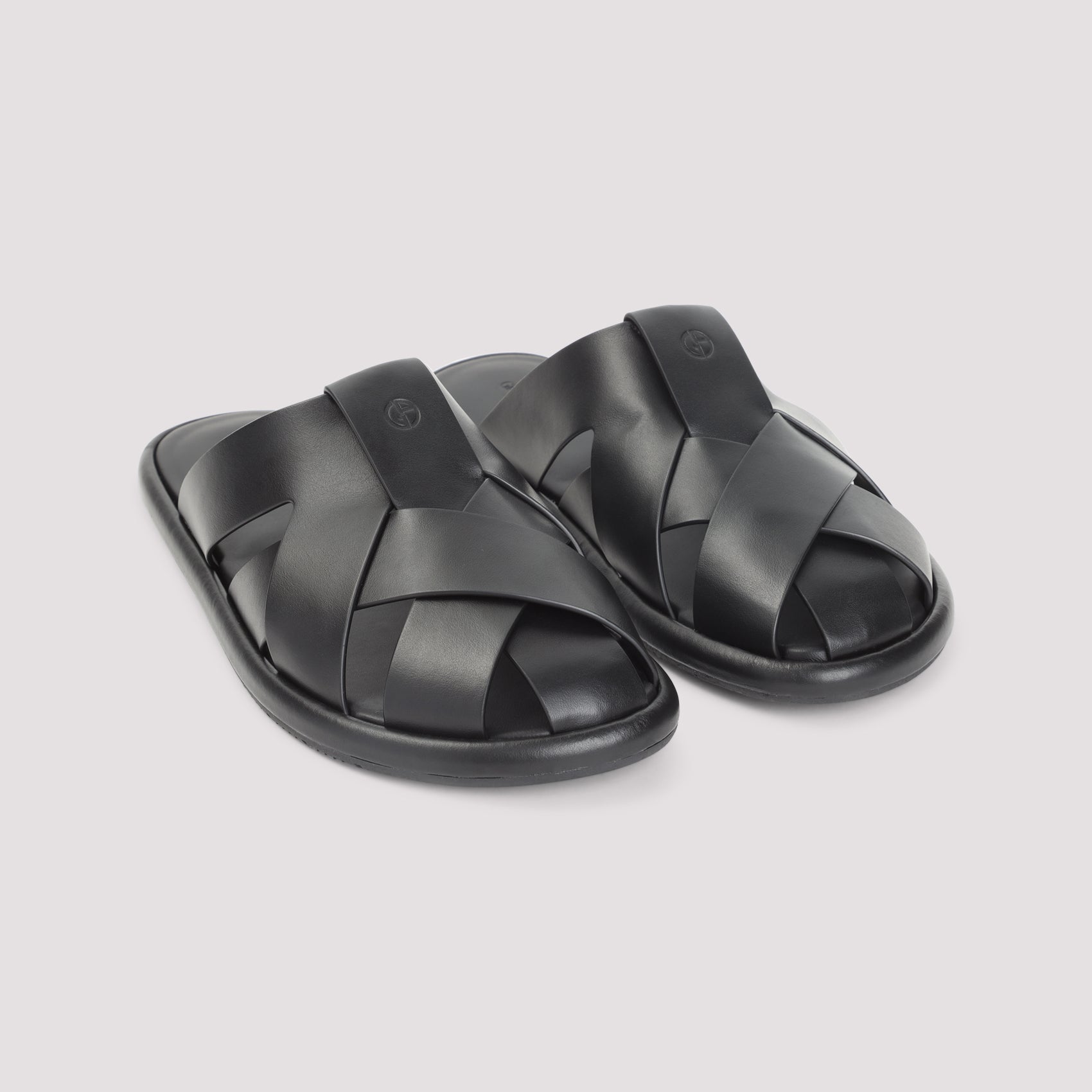Crisscross Bovine Leather Sandals