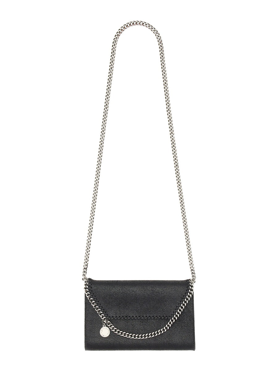 Black Textured Mini Chain Shoulder Bag