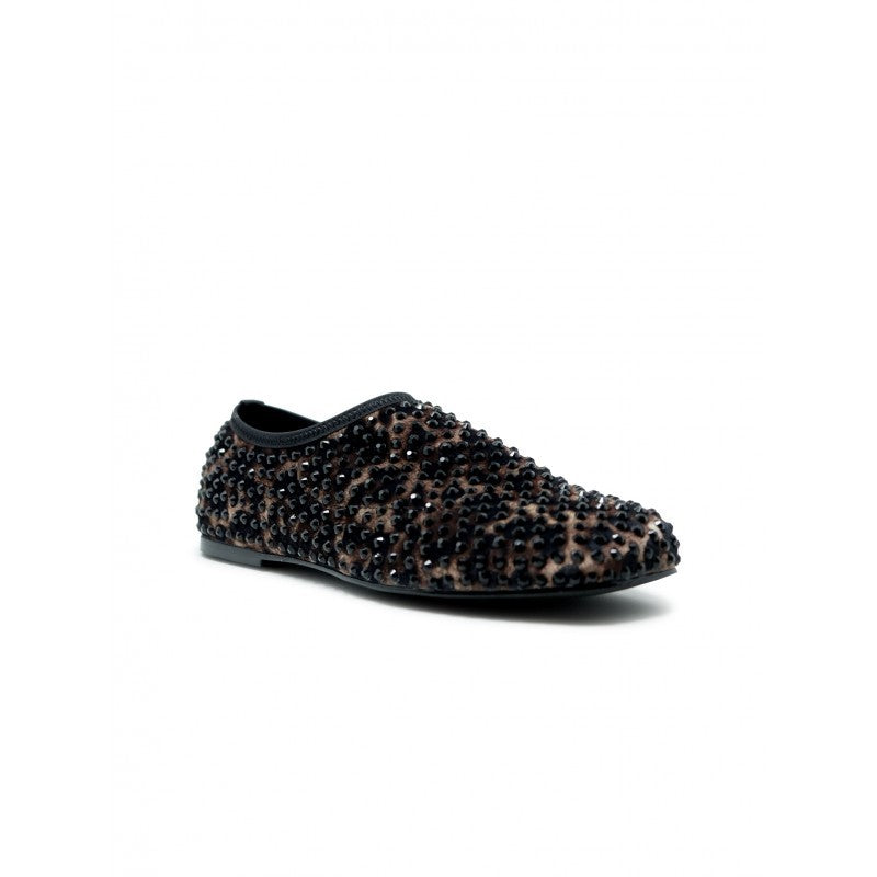 R20 Leopard Leather/Glitter Shoes