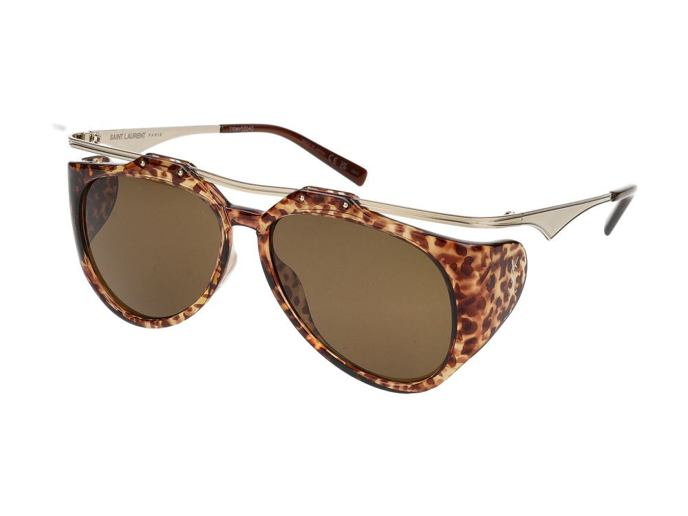 Sunglasses Saint Laurent SL M137 AMELIA 002 havana gold brown 55/14/135