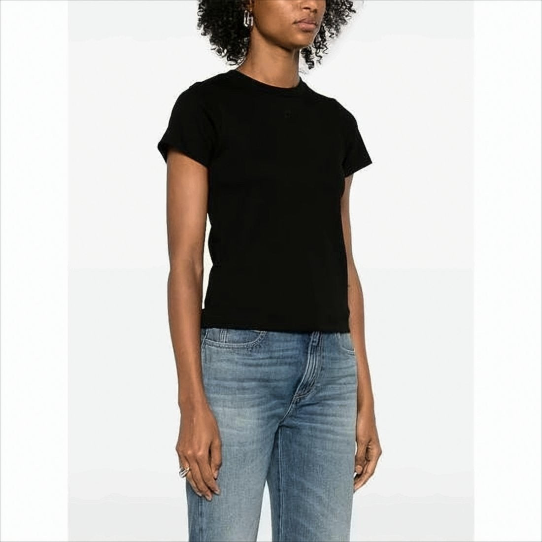 Fitted Short-Sleeve T-Shirt with Emblem Detail