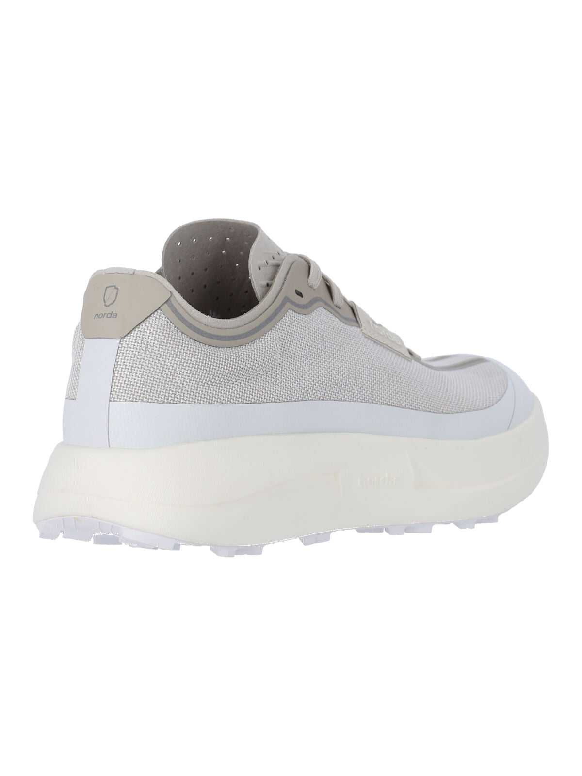 Grey 005 W Perforated Fabric Sneakers