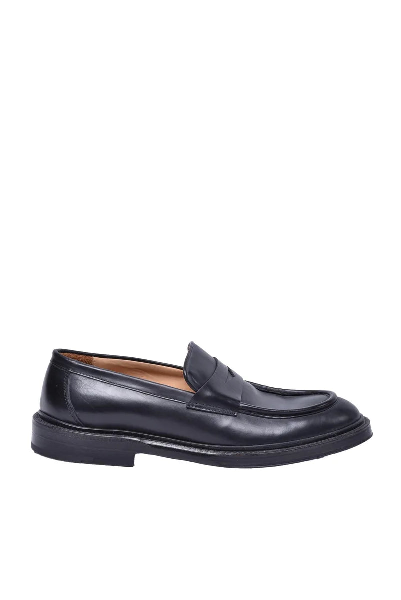 Leather Loafers - Black