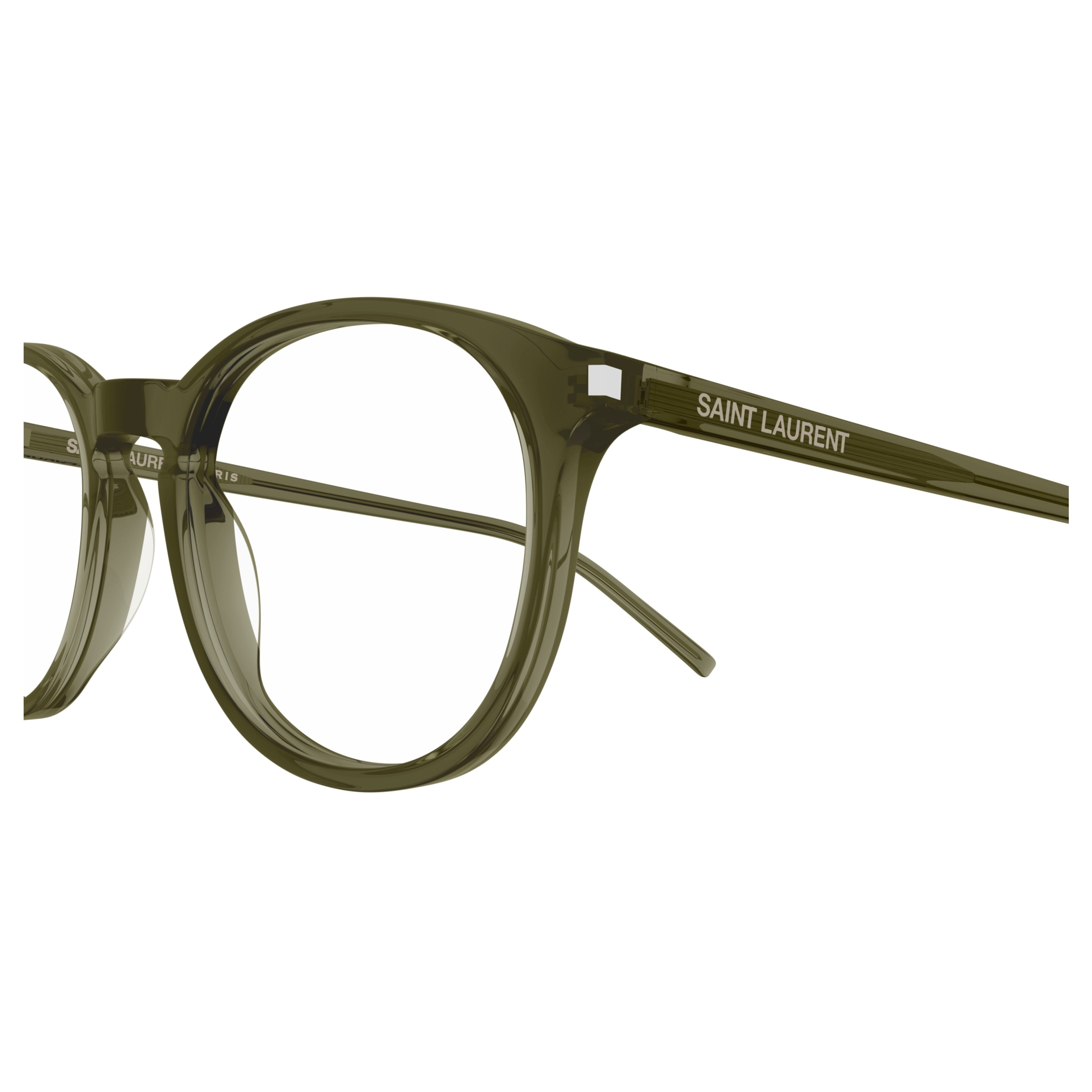 Sl 106 Translucent Olive Green Acetate Eyeglasses