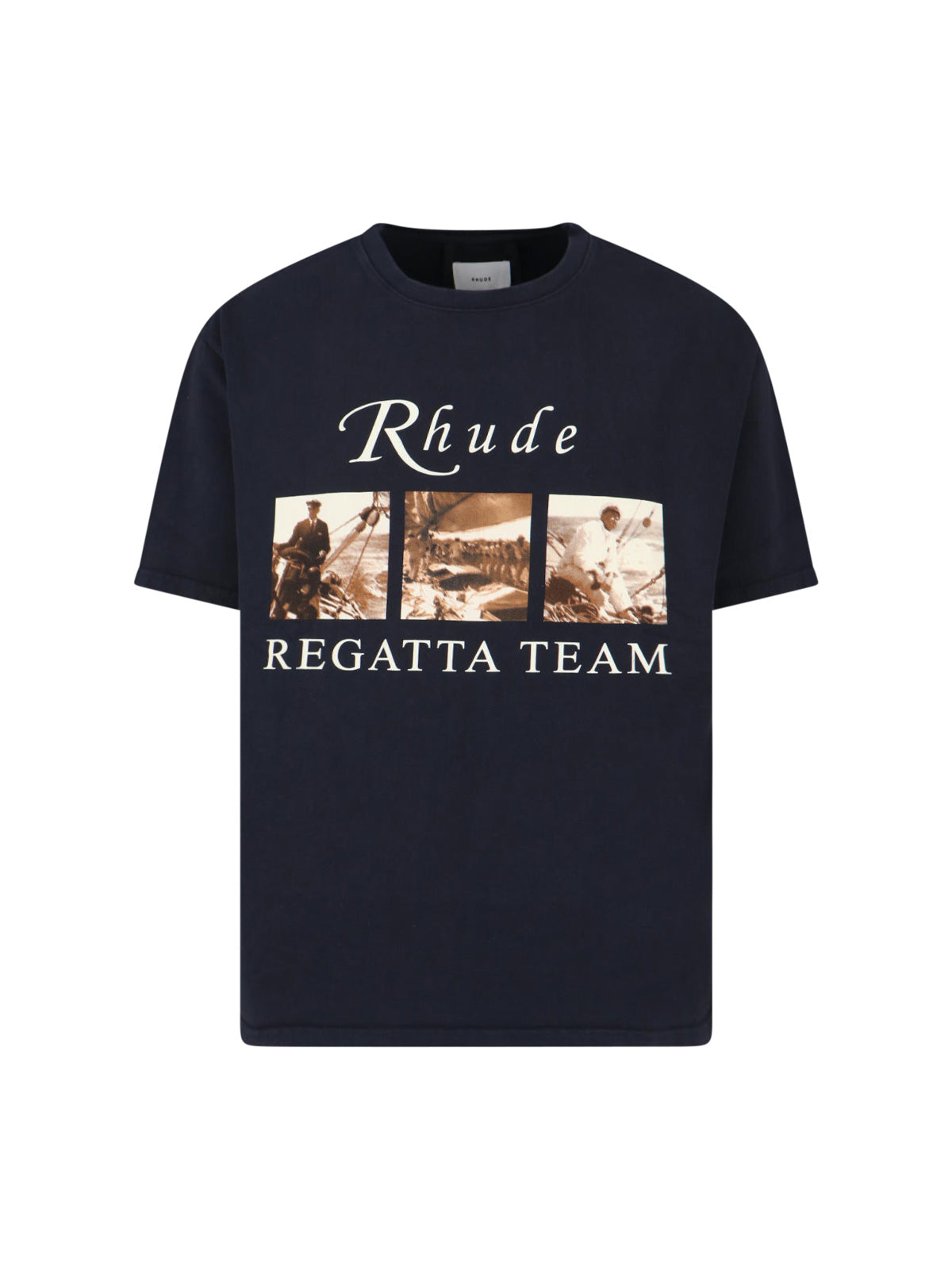 Classic Black T-Shirt With Crew Neckline And Timeless Appeal