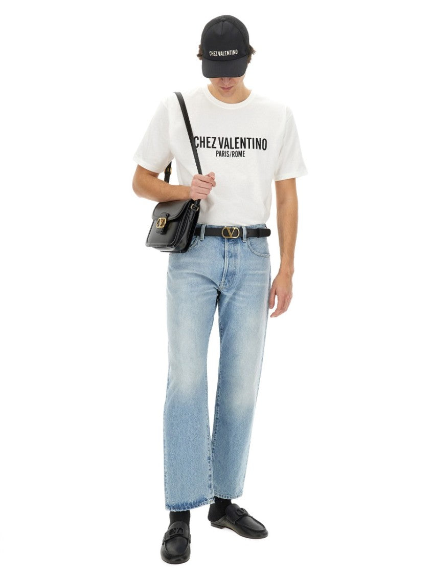 Cotton T-Shirt With Print