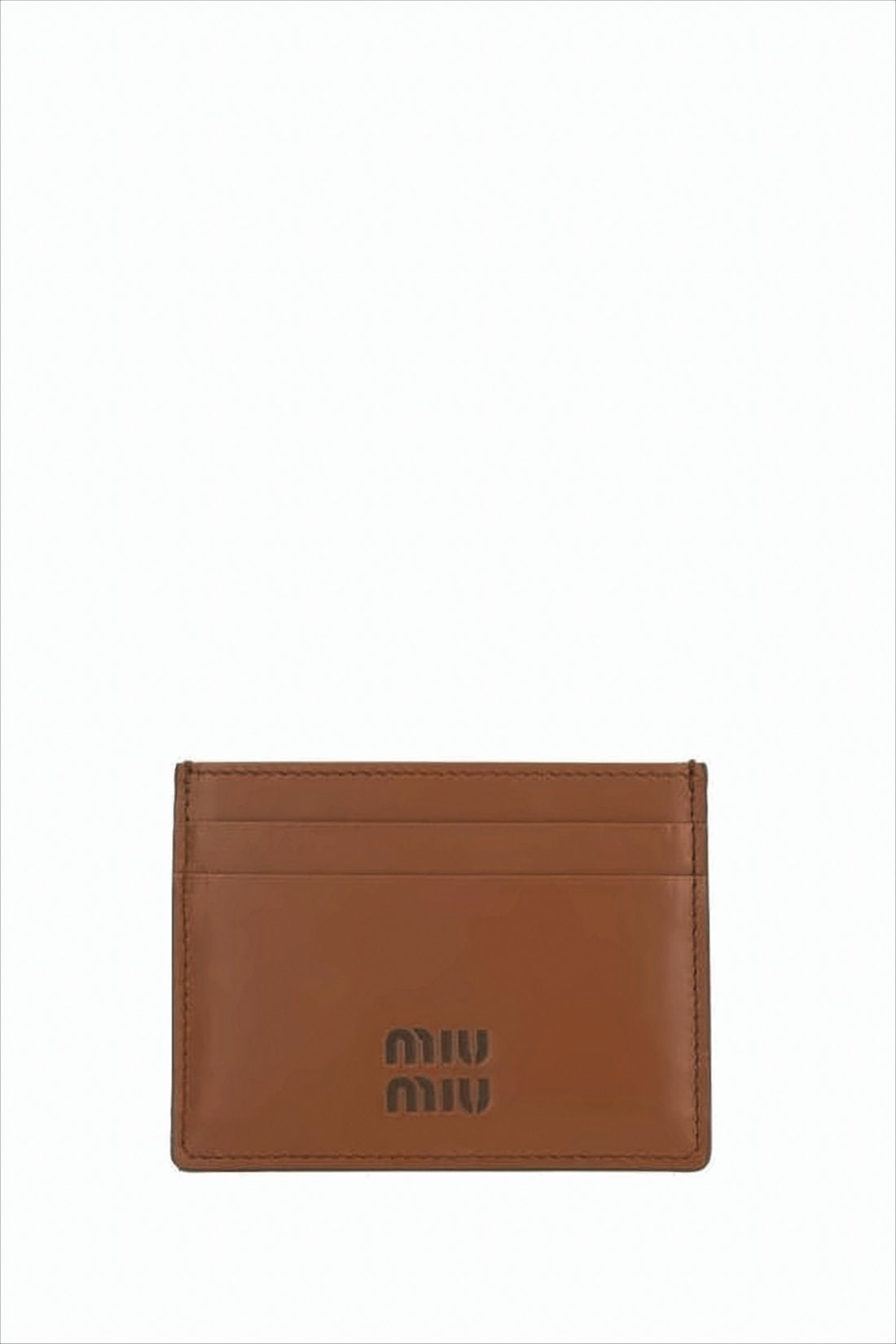 Rectangular Calf Leather Card Wallet
