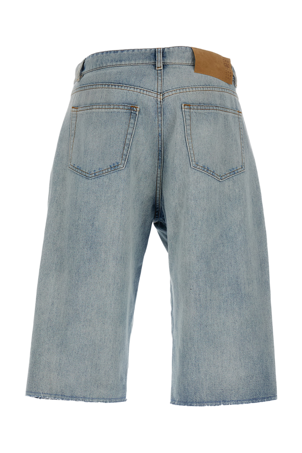 Denim Cut-Off Trousers