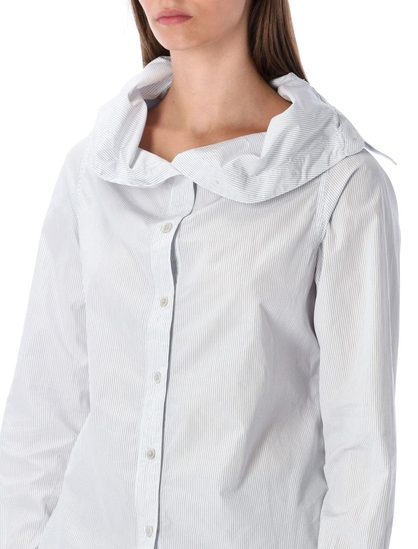 Kaonashi Striped Poplin Shirt