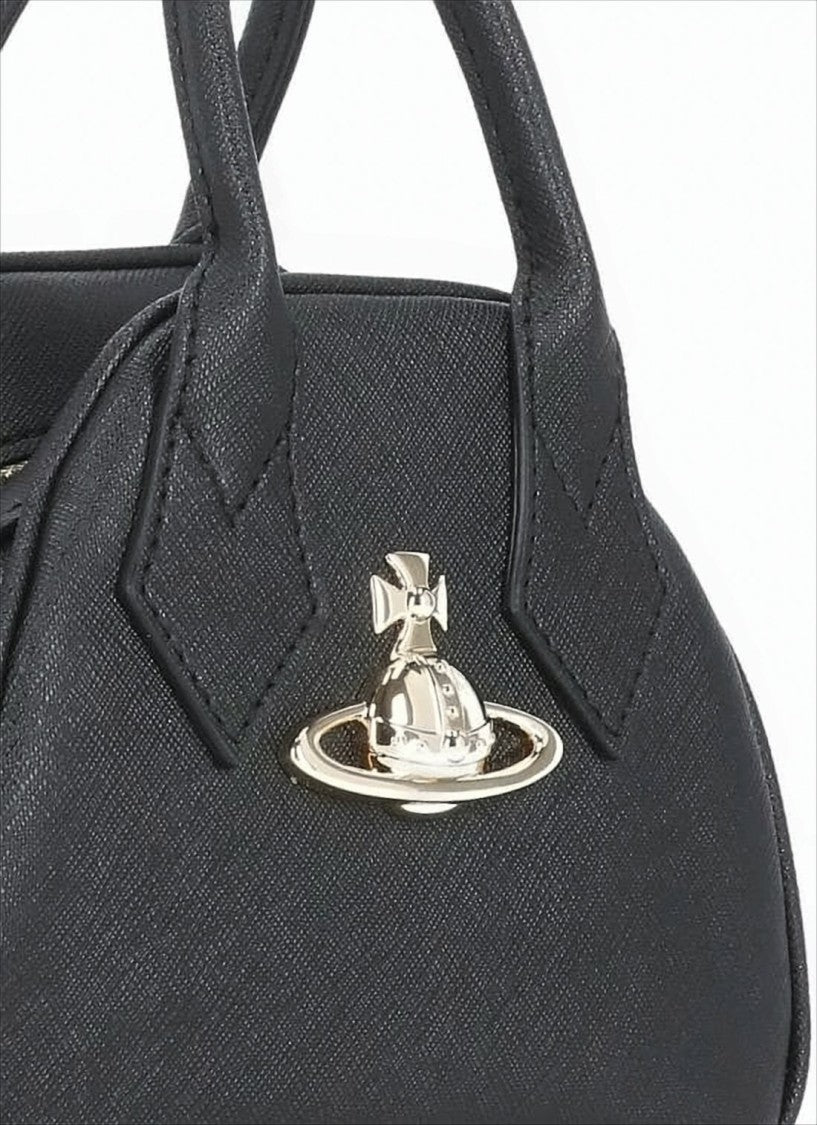 Textured Synthetic Leather Crossbody Bag with Metallic Emblem