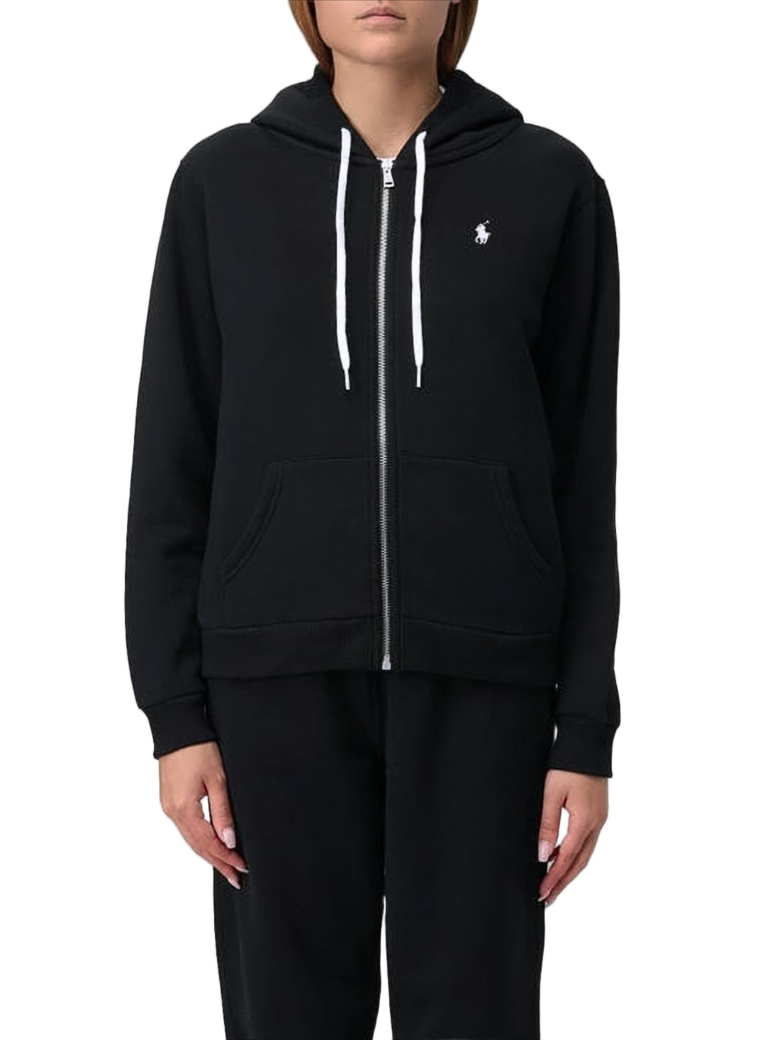 Classic Zip-Up Hoodie with Drawstring