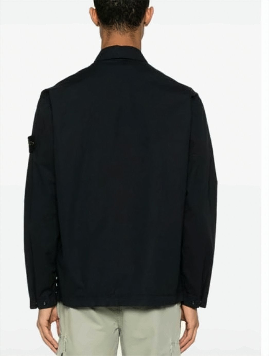 Long-Sleeve Shirt with Concealed Placket