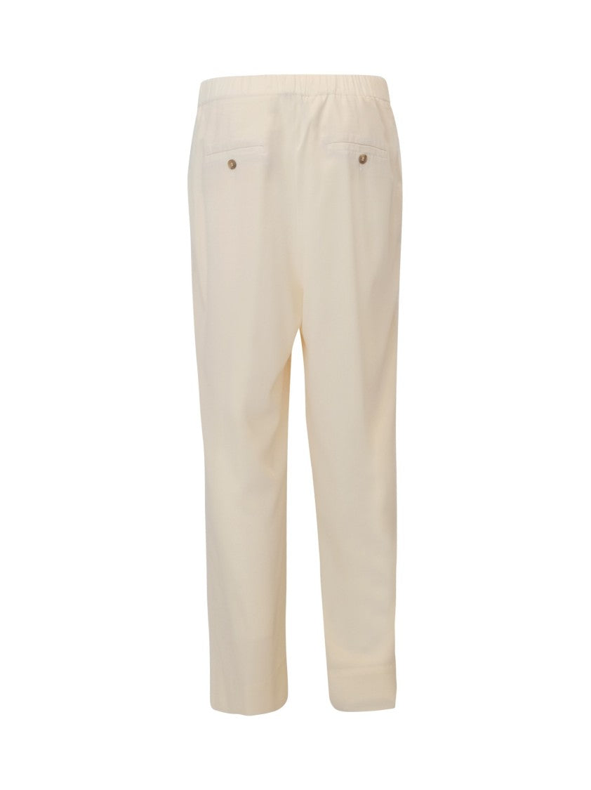 Cream Satin Oilivia Pants