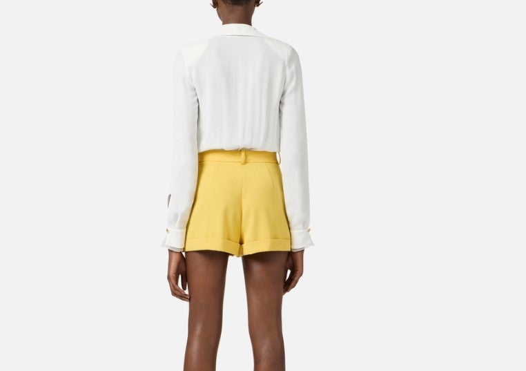 Viscose Georgette Long Sleeve Bodysuit