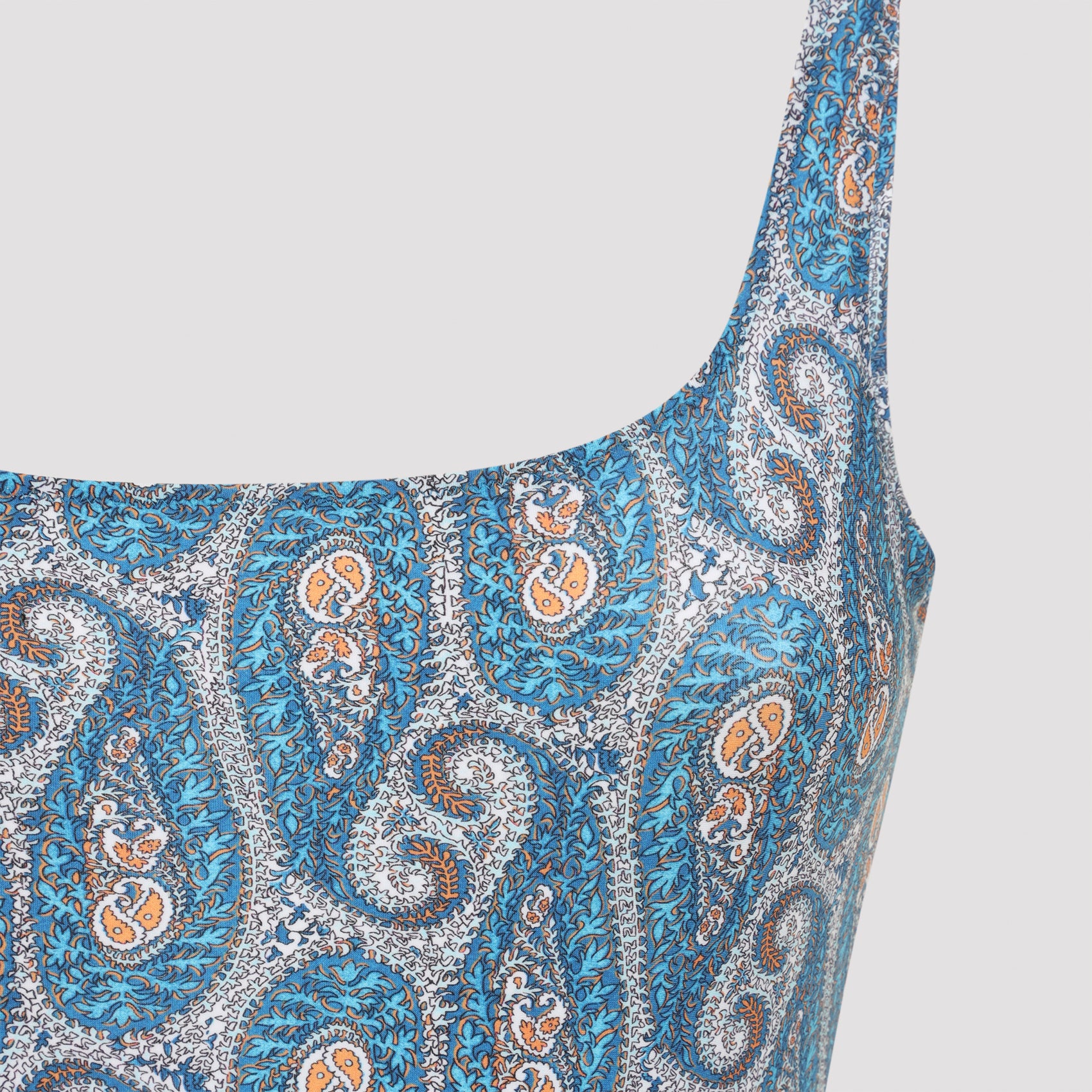 Paisley Pattern One-Piece Swimsuit
