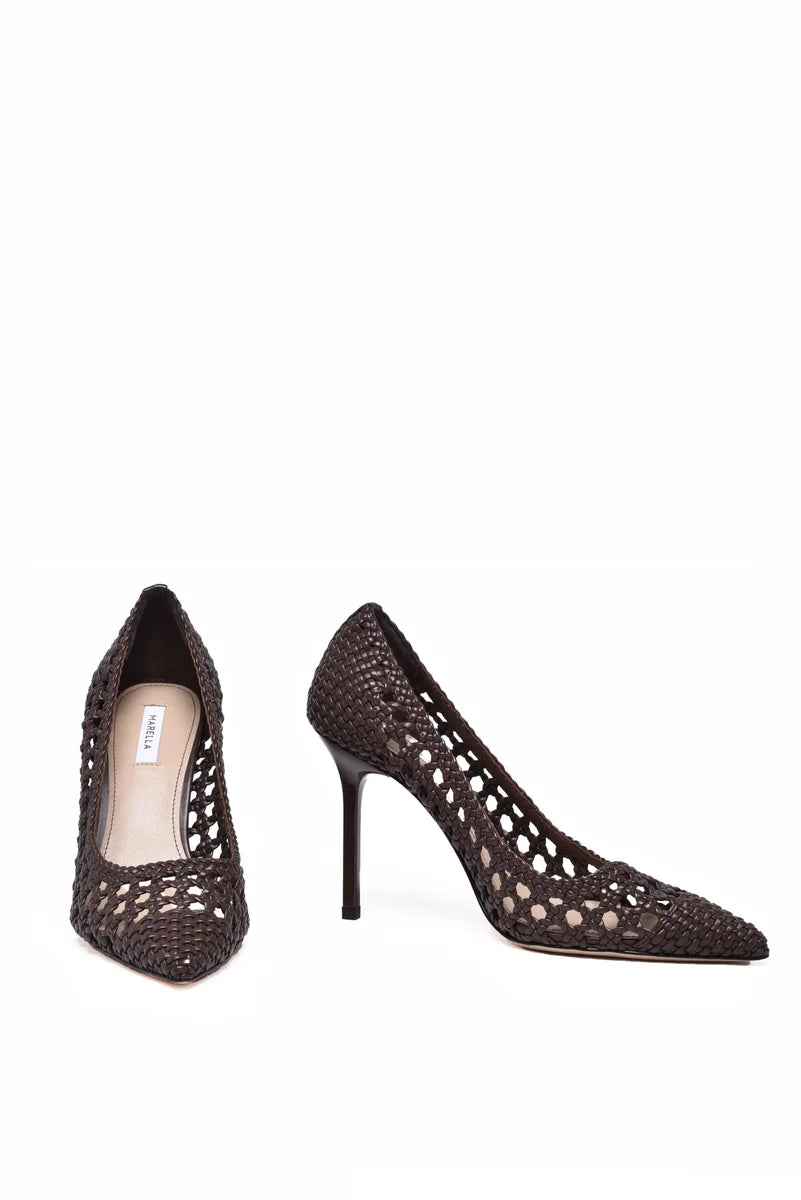 High Heel Pumps - Brown