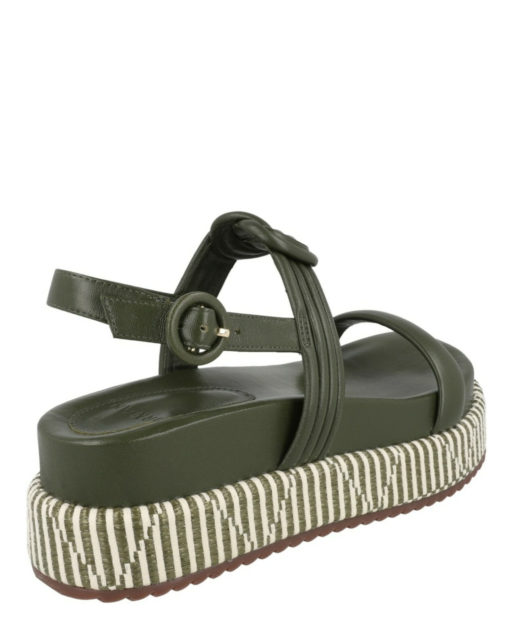 Vicky Bounce Raffia Platform Sandals