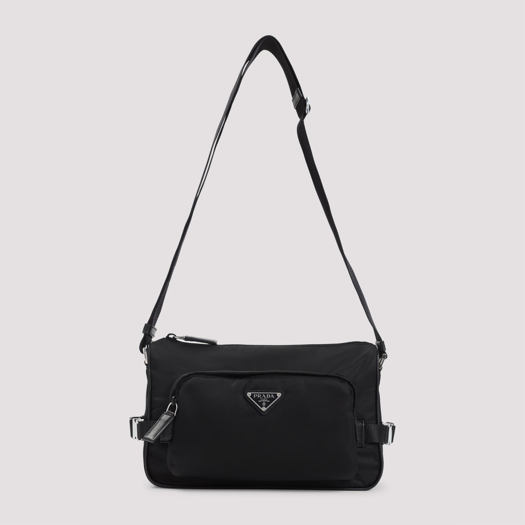 Black Crossbody Bag with Adjustable Strap