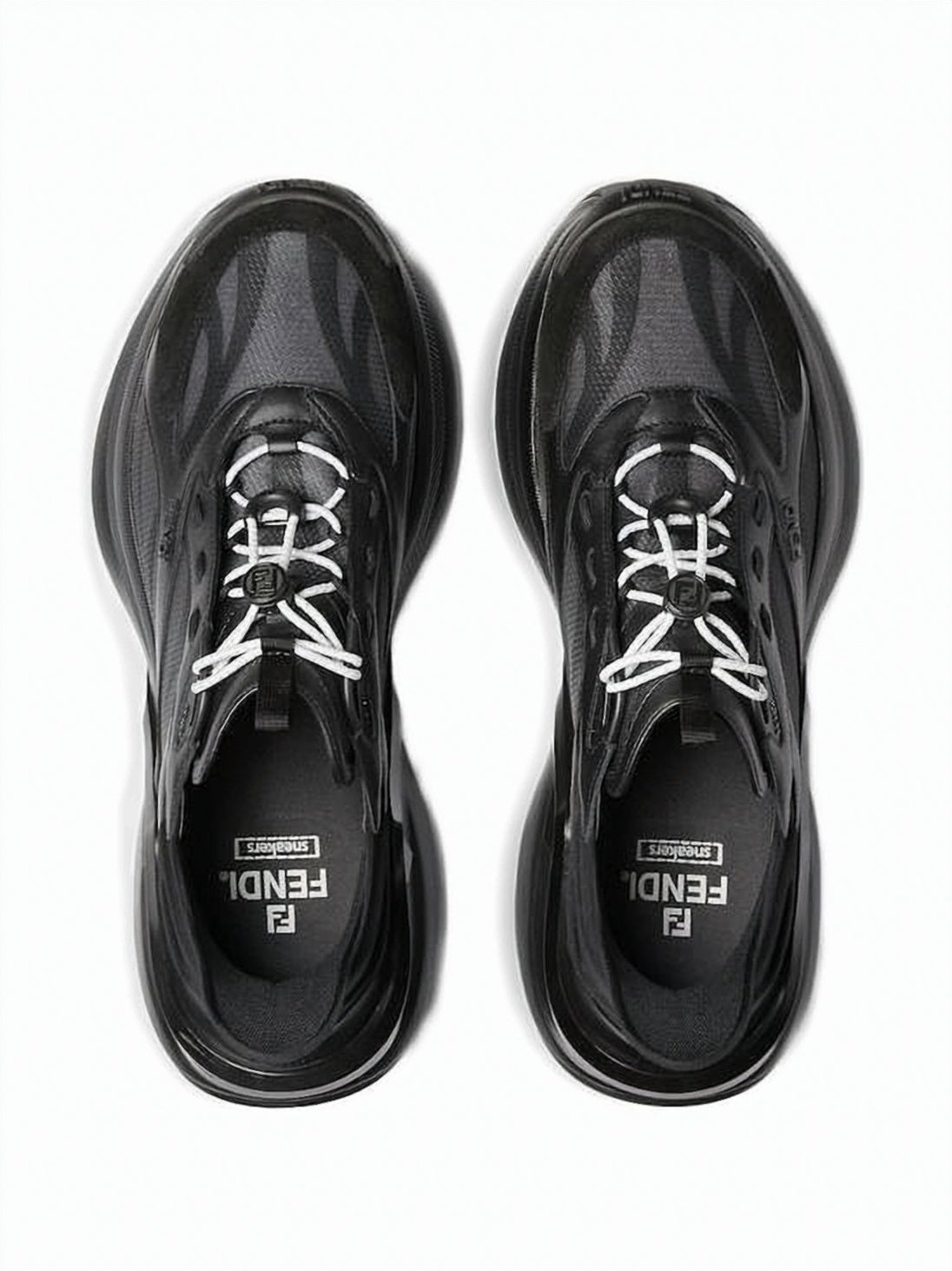 Futuristic Sculpted Sole Sneakers