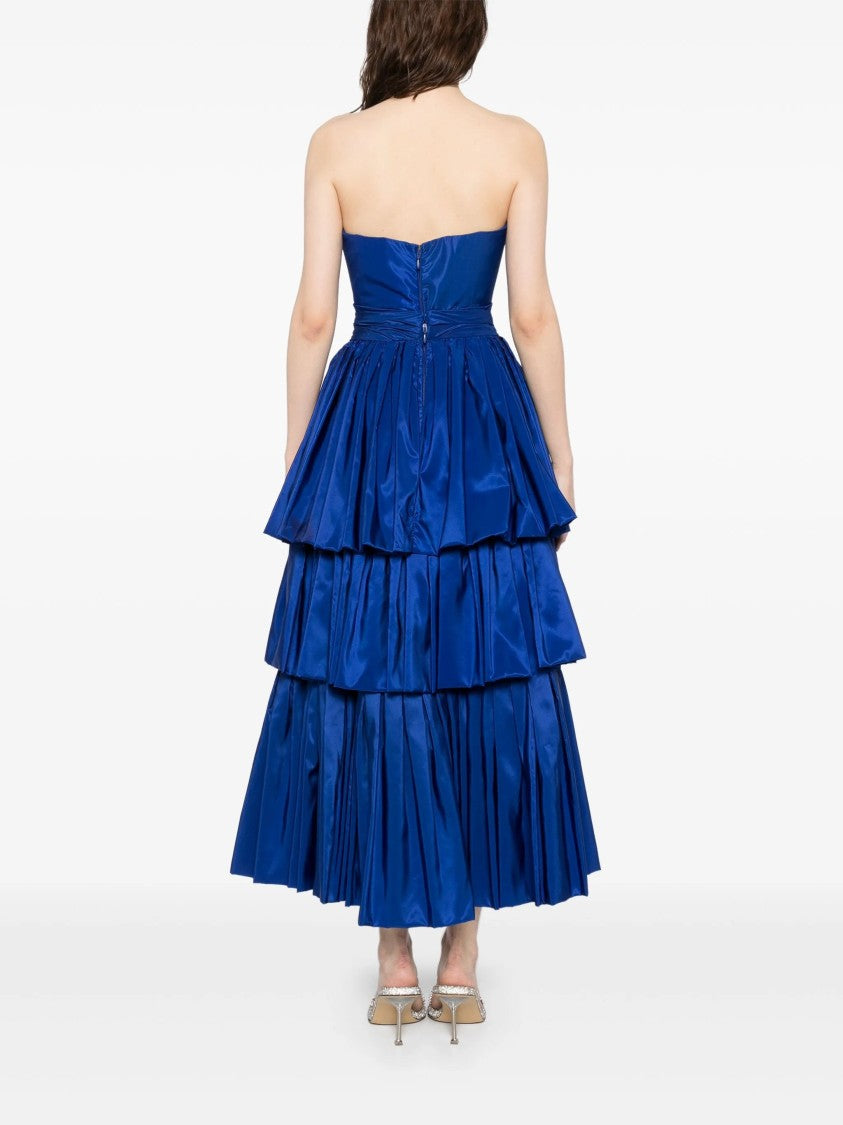 Strapless Taffeta Dress